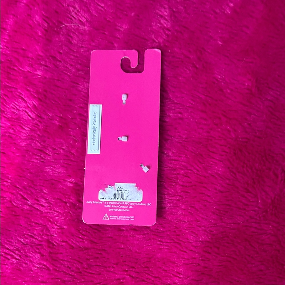 Juicy Couture Gold and Pink Bow Key Holder - Picture 4 of 5
